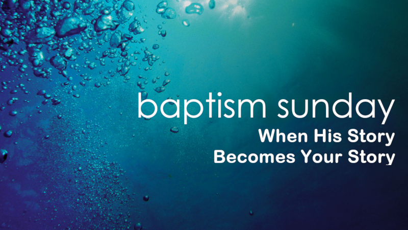 Up From the Waters - Baptism Sunday Image