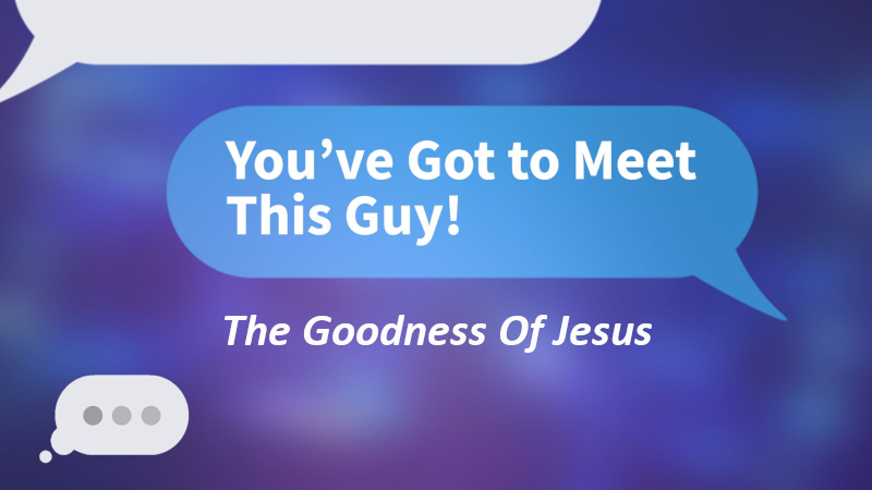 The Goodness of Jesus Image