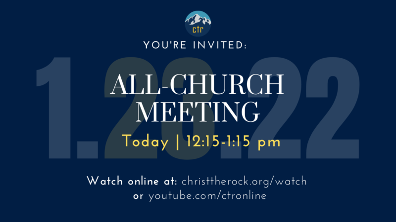 All-Church Meeting - 1-23-2022 Image